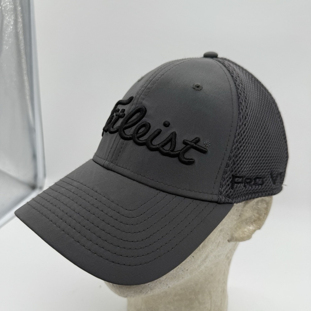 Titleist FootJoy Pro V1 Hat Golf Cap‎ Gray New Era Size M/L